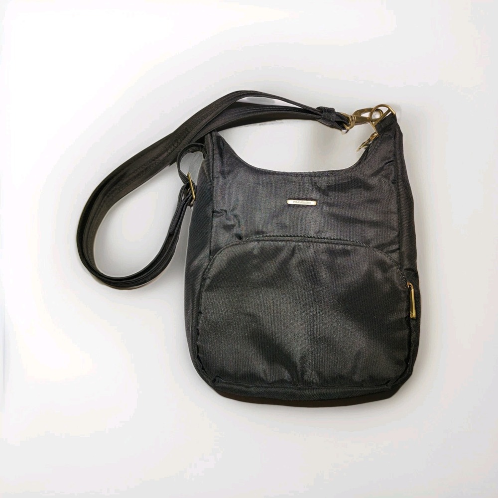 EUC TRAVELON Classic Essential Messenger Bag. anti-theft, RFID protection Black
